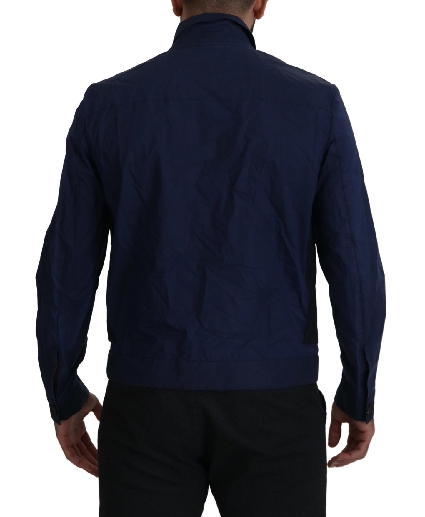 Dsquared² Svelte Dark Blue Cotton Shirt - IT48 | M