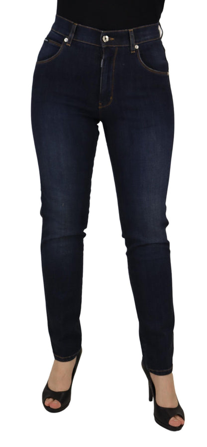 Dolce & Gabbana Elevate Your Denim Game with High Waist Skinny Jeans - IT44|L