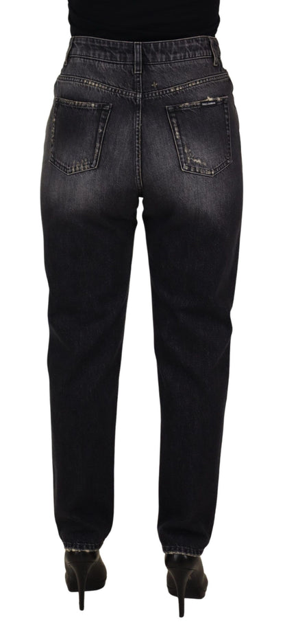 Dolce & Gabbana Elegant High Waist Skinny Jeans - IT40|S