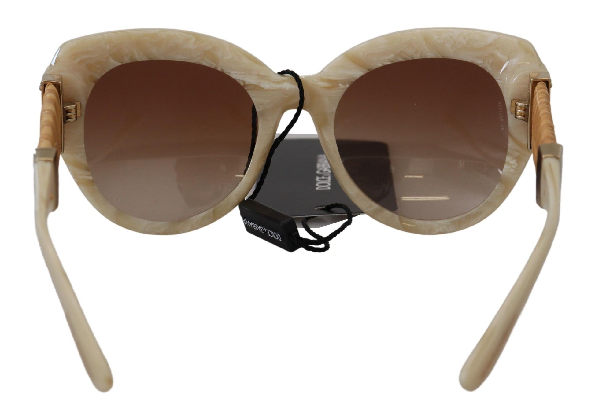 Dolce & Gabbana Beige Chic Acetate Women’s Sunglasses