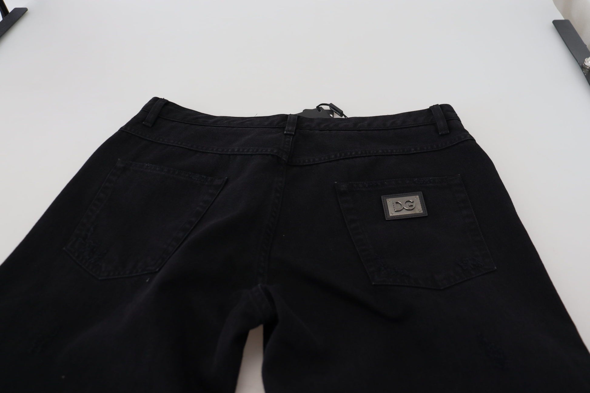 Dolce & Gabbana Elegant Black Loose Fit Italian Jeans