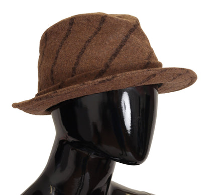 Dolce & Gabbana Elegant Wide Brim Fedora Hat - 57cm|M