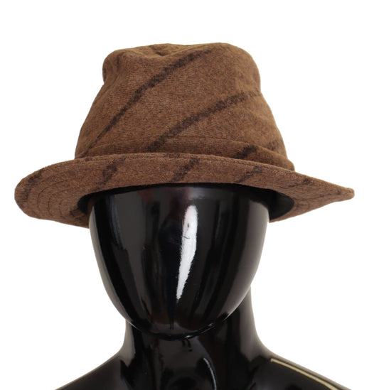 Dolce & Gabbana Elegant Wide Brim Fedora Hat - 57cm|M