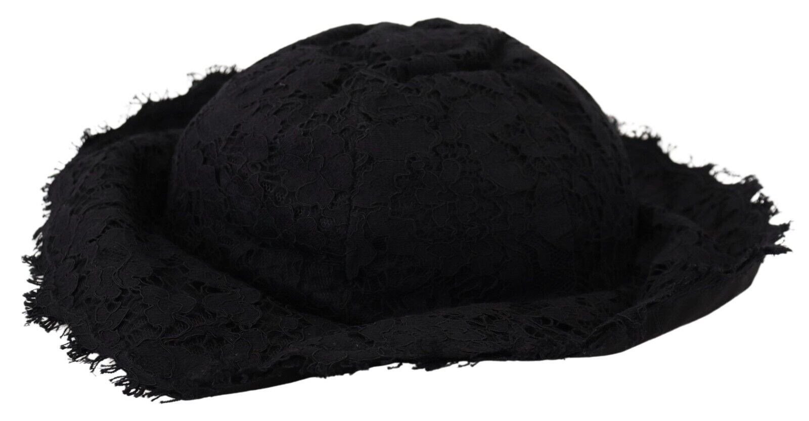 Dolce & Gabbana Elegant Sun-Ready Black Designer Hat - 57 cm|S