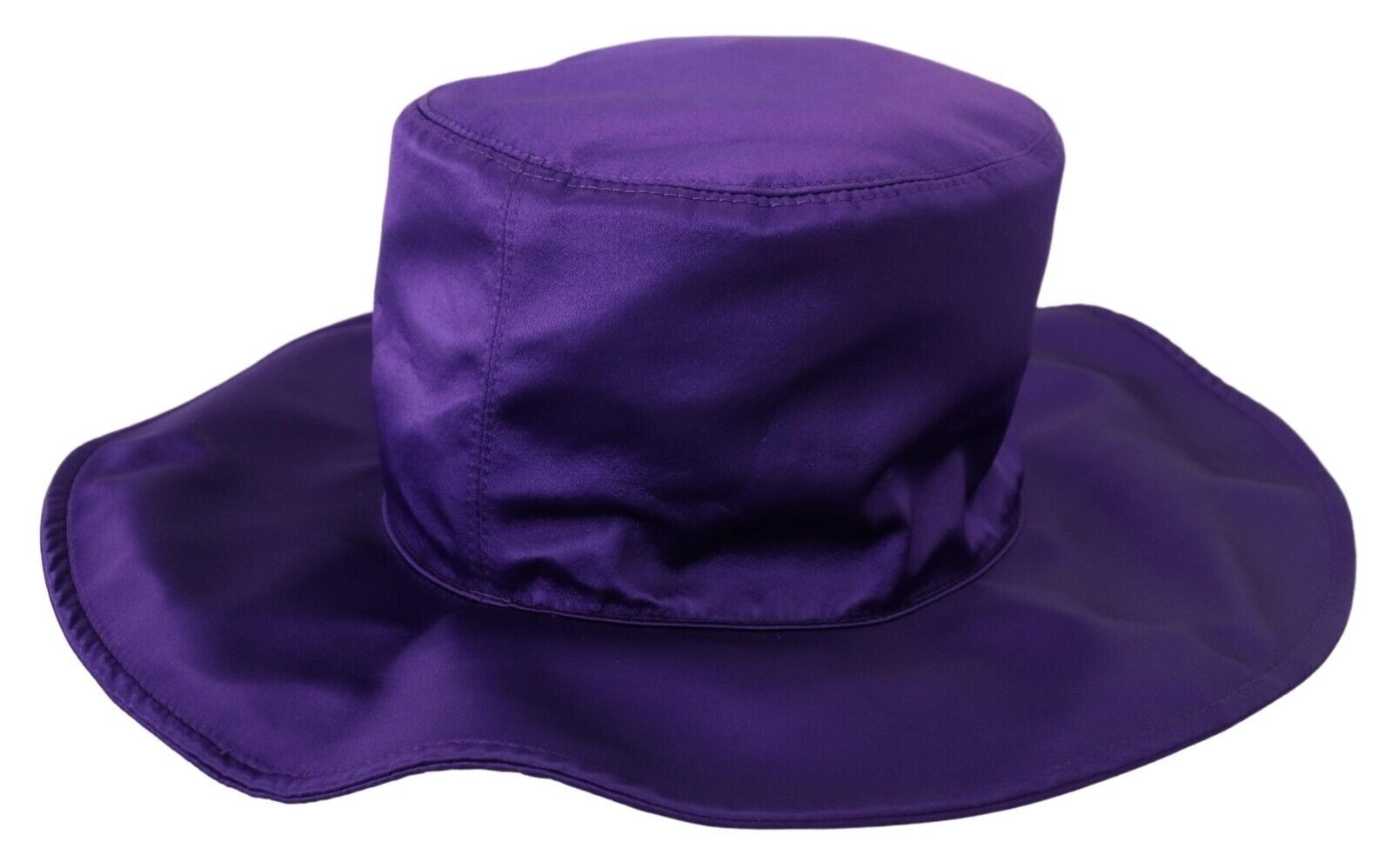 Dolce & Gabbana Elegant Purple Silk Top Hat - 57 cm|S