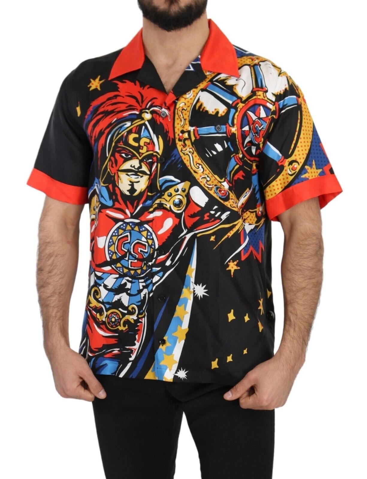 Dolce & Gabbana Multicolor Silk Casual Elegance Shirt - IT38 | XS