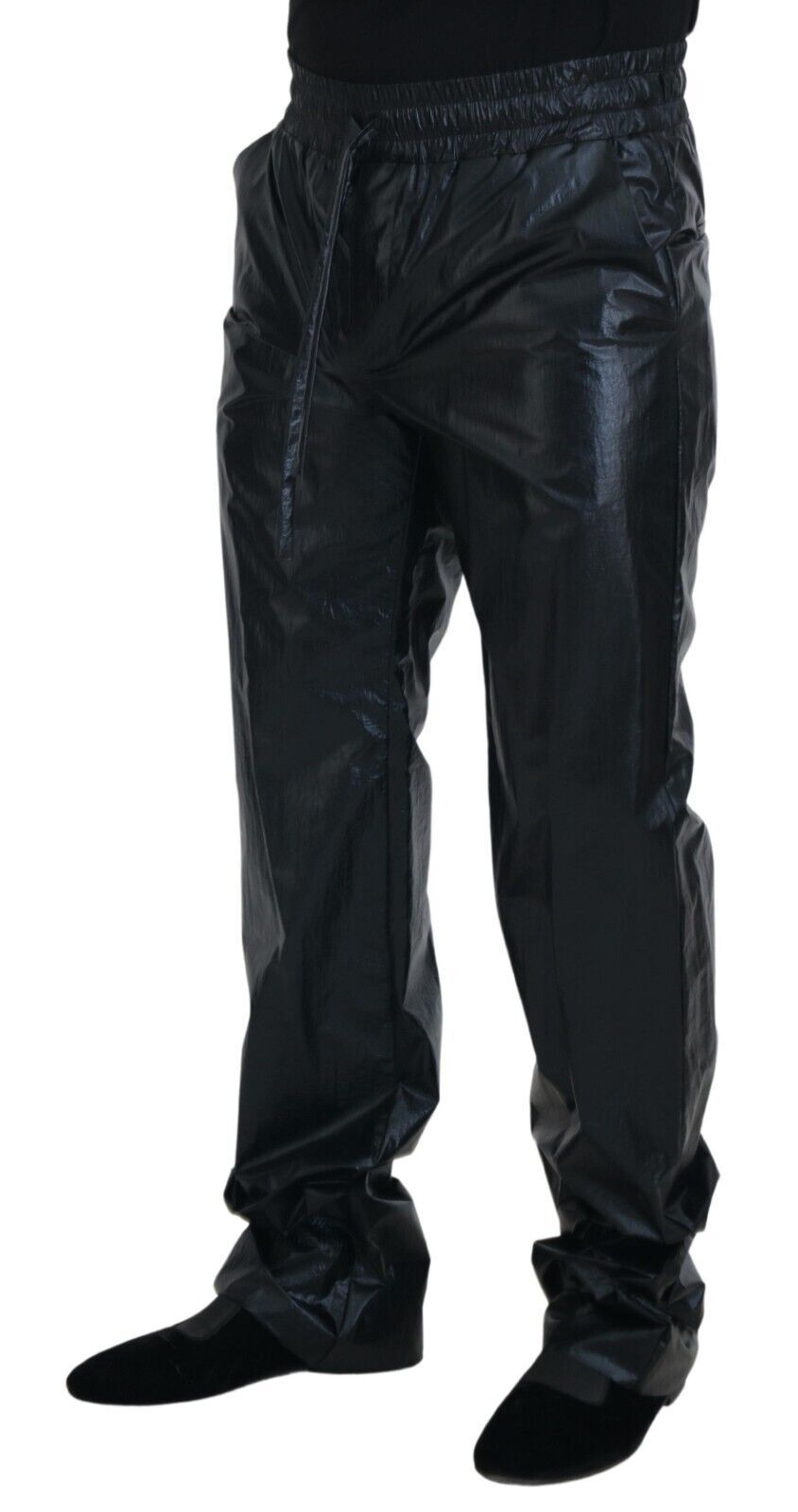 Dolce & Gabbana Elegant Black Designer Pants - IT48 | M