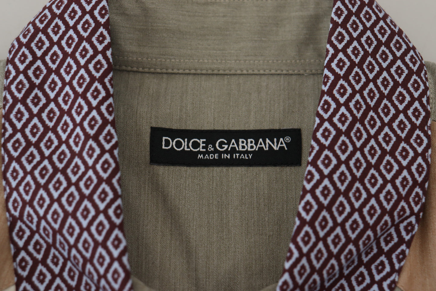 Dolce & Gabbana Elegant Multicolor Slim Fit Casual Shirt - IT37 | XS