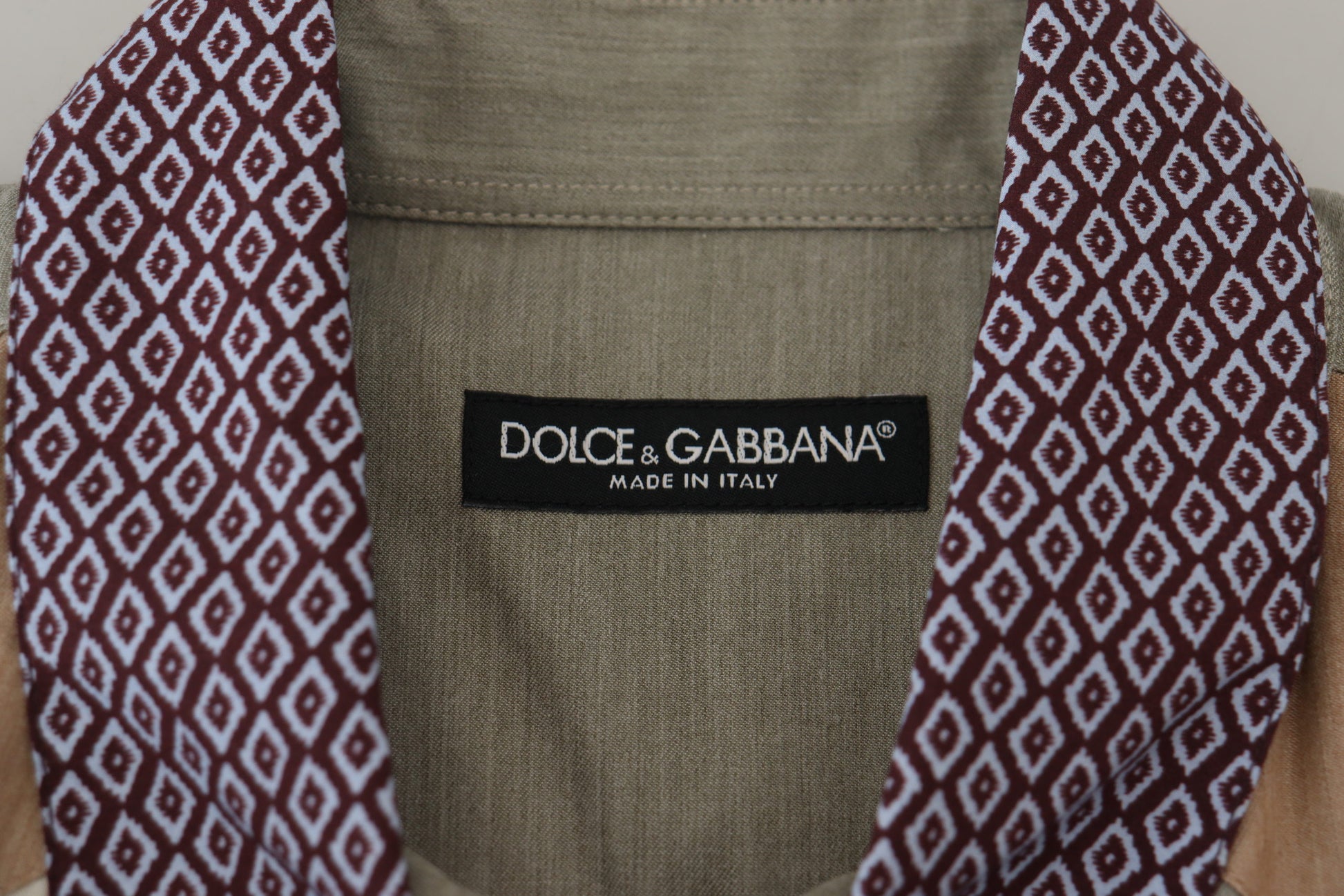 Dolce & Gabbana Elegant Multicolor Slim Fit Casual Shirt - IT37 | XS