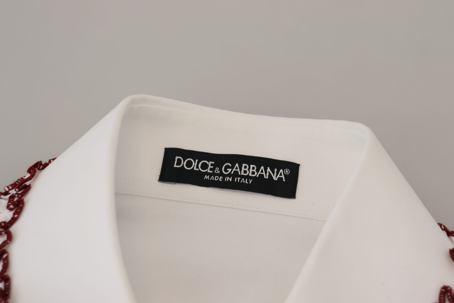 Dolce & Gabbana Elegant White Cotton Polo Top - IT38 | XS