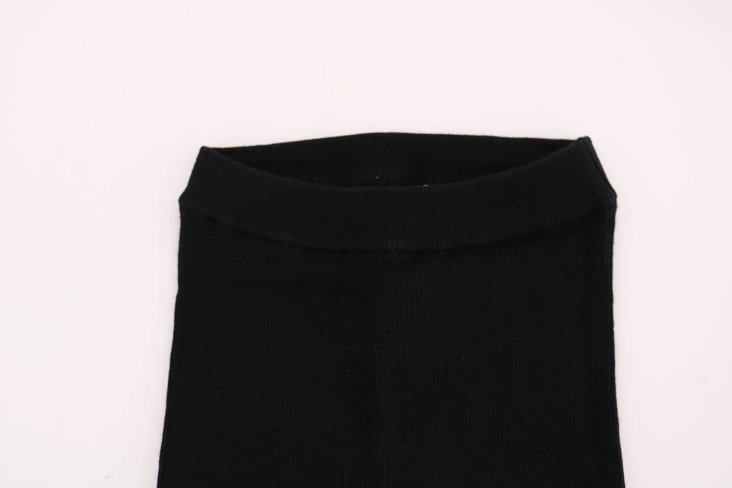 Dolce & Gabbana Elegant Black Cashmere Pants - IT36|XXS