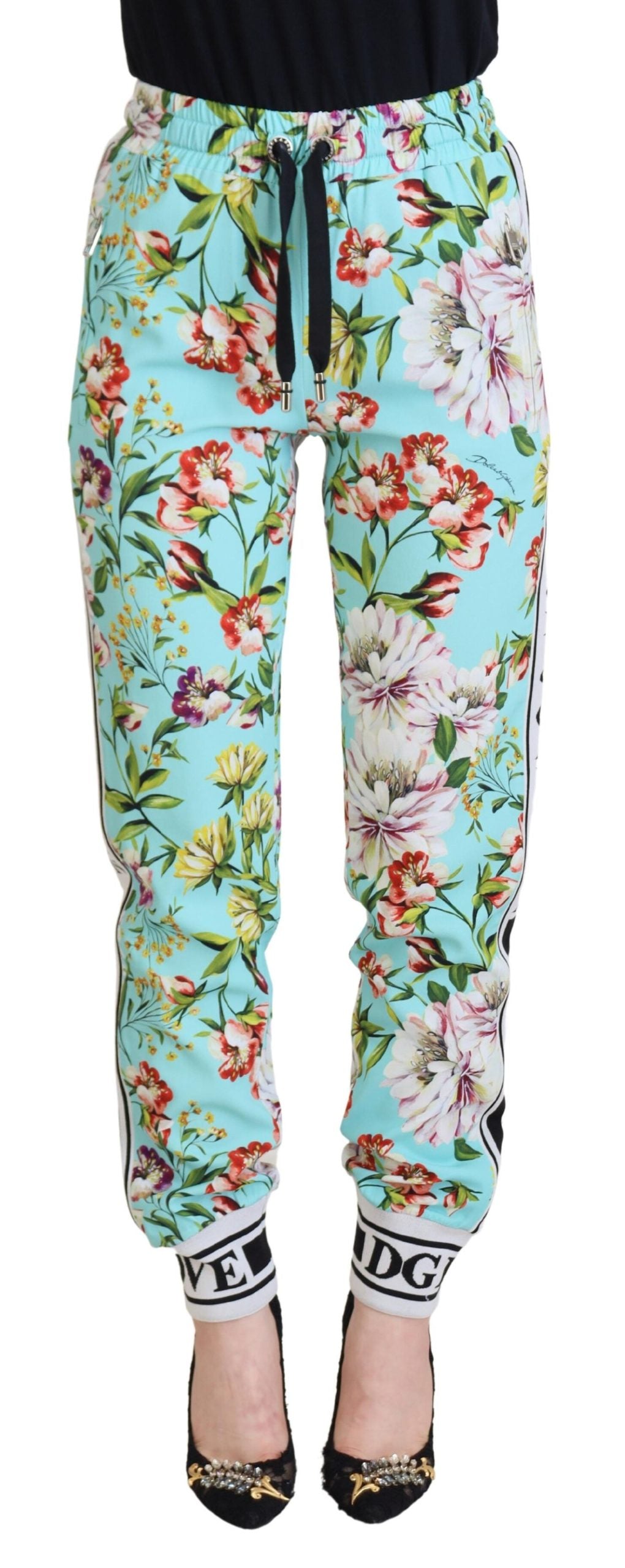 Dolce & Gabbana Elegant Multicolor Viscose Pants - IT36|XXS