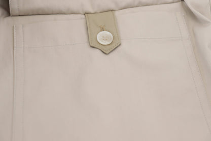 Dolce & Gabbana Elegant Beige Cotton Trousers - IT38|XS