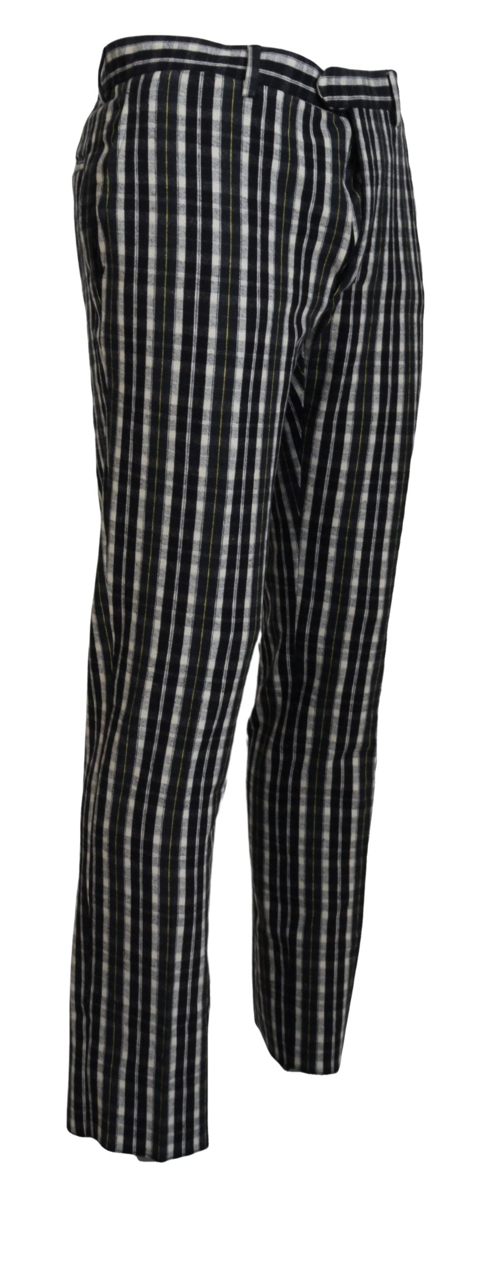 Elegant Black and White BENCIVENGA Pants - IT46 | S