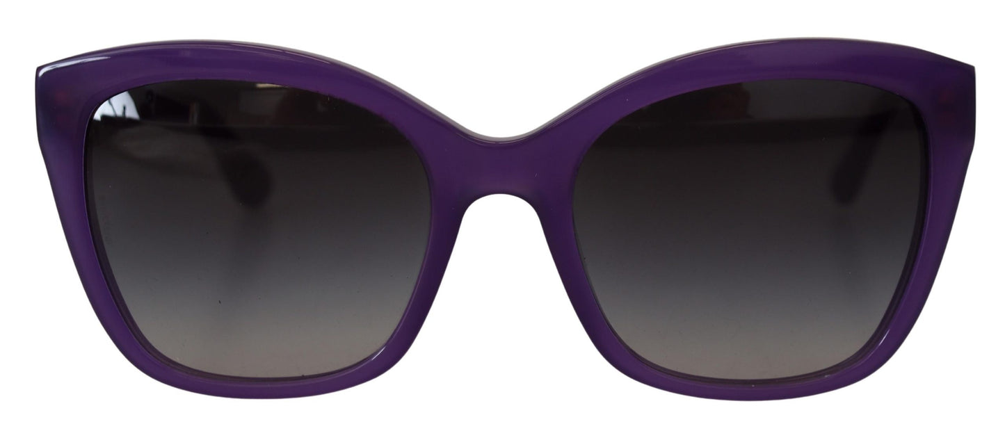 Dolce & Gabbana Elegant Purple Gradient Lens Sunglasses