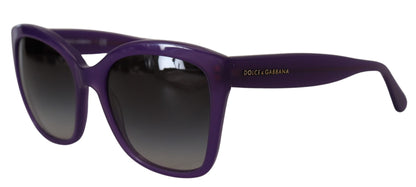 Dolce & Gabbana Elegant Purple Gradient Lens Sunglasses