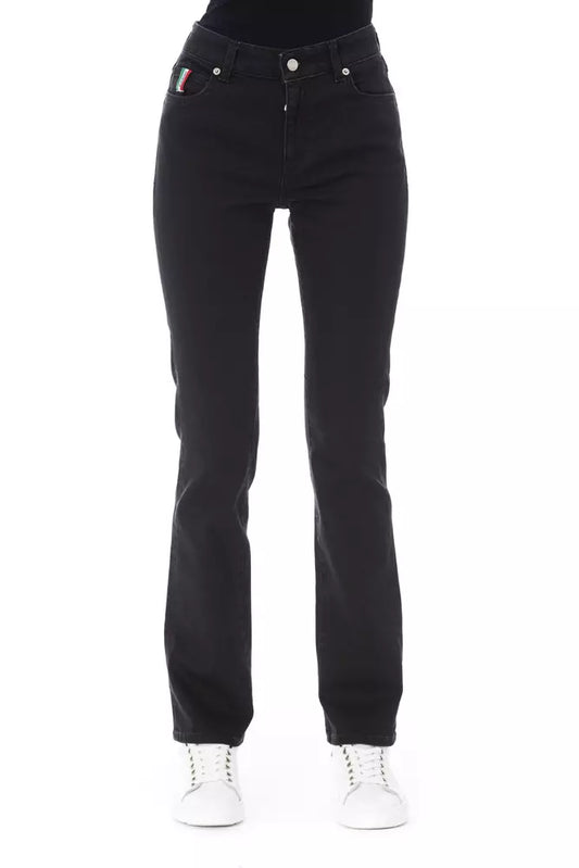 Baldinini Trend Black Cotton Women's Jean