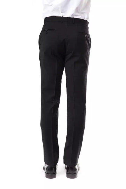 Uominitaliani Gray Wool Men's Suit Pant