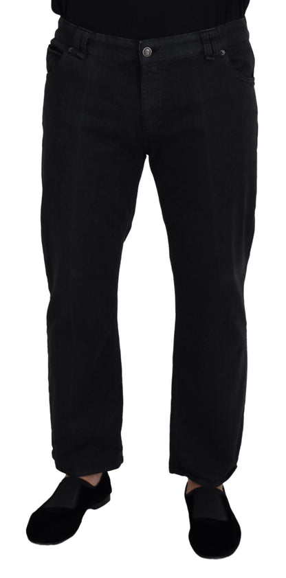 John Galliano Elegant Black Mainline Cotton Jeans - IT44 | XS