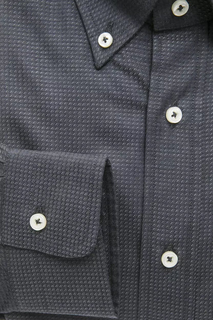 Robert Friedman Green Cotton Men Shirt