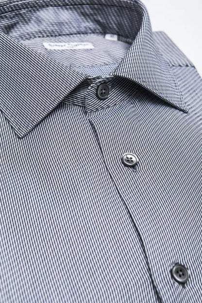 Robert Friedman Blue Cotton Men’s Shirt