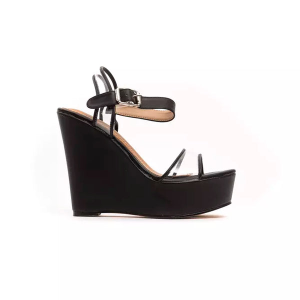 Péché Originel Black Polyethylene Women Sandal