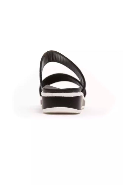 Péché Originel Black Textile Women Sandal