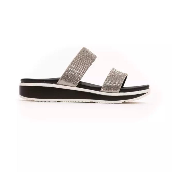 Péché Originel Silver Polyethylene Women Sandal