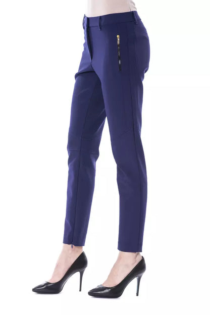 BYBLOS Blue Polyester Women’s Pants