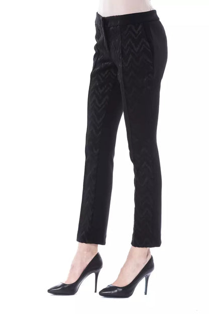 BYBLOS Black Polyester Women Pants