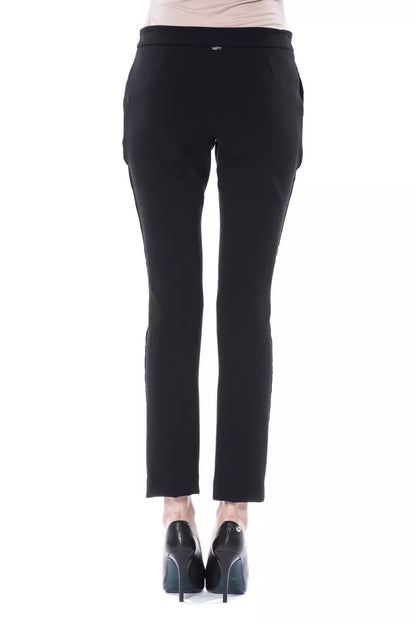 BYBLOS Black Polyester Women Pants