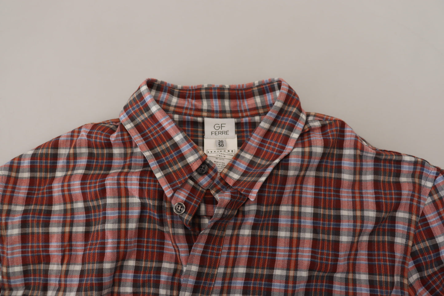 GF Ferre Multicolor Cotton Casual Men’s Shirt - XXS