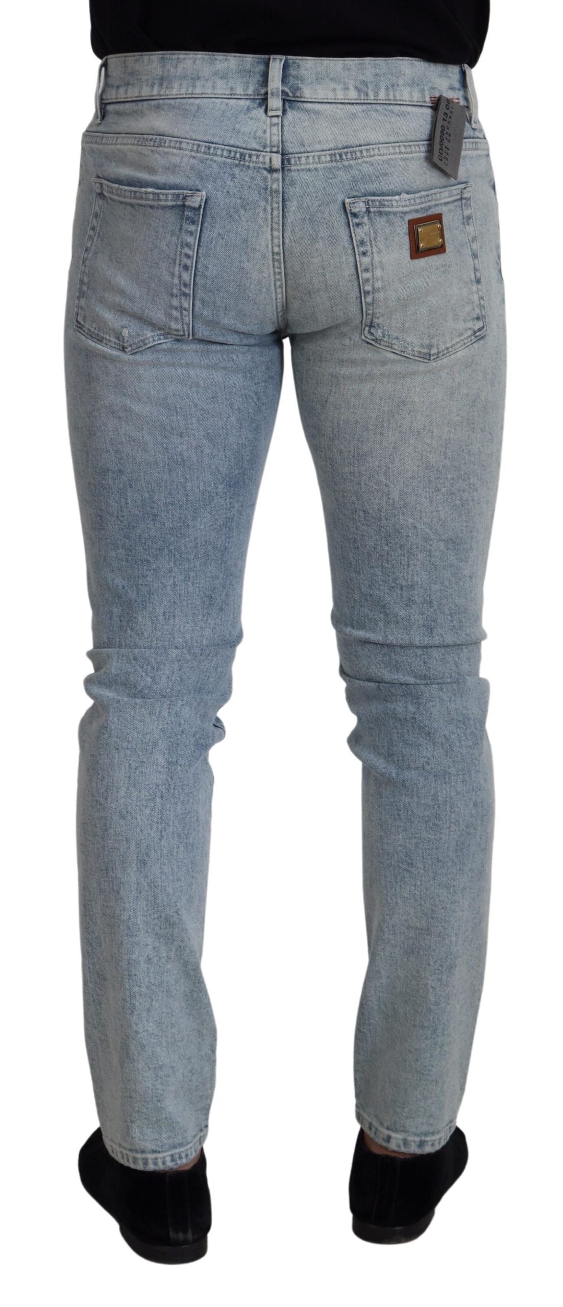 Dolce & Gabbana Classic Light Blue Denim Pants - IT46 | S