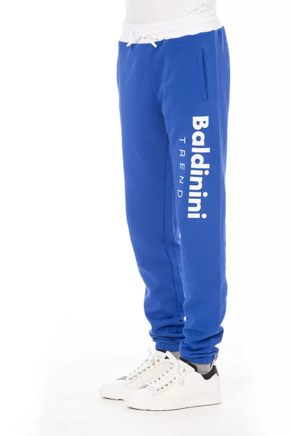 Baldinini Trend Blue Cotton Men’s Pant