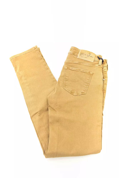 Jacob Cohen Beige Cotton Women Jeans