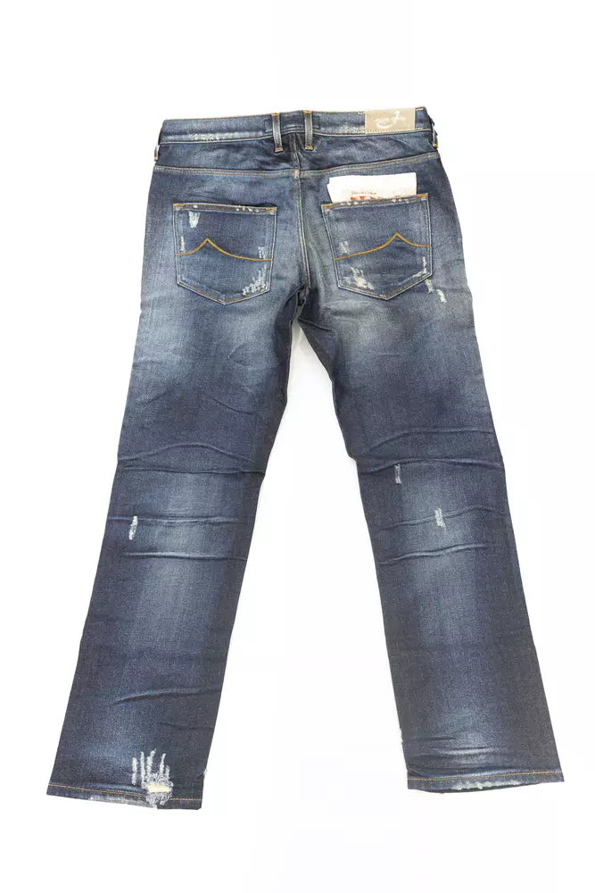 Jacob Cohen Blue Cotton Women Jeans