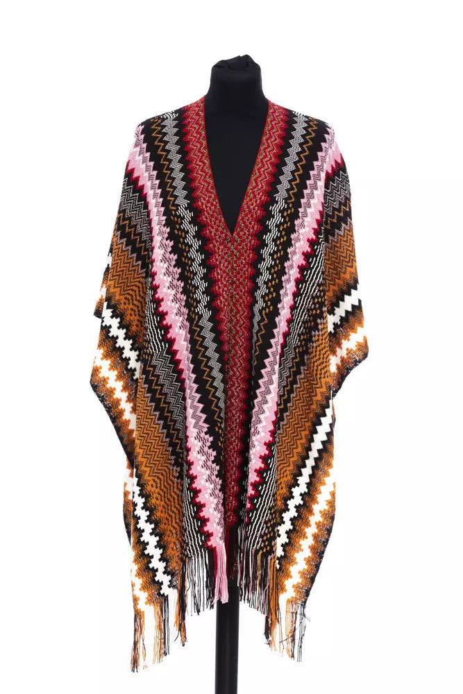 Missoni Multicolor Wool Women Poncho - Unisex