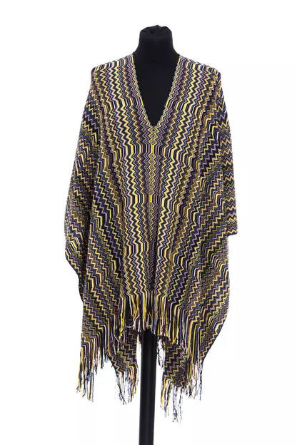 Missoni Multicolor Wool Women Poncho - Unisex