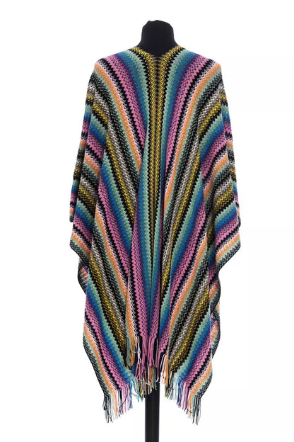 Missoni Multicolor Wool Women Poncho - Unisex