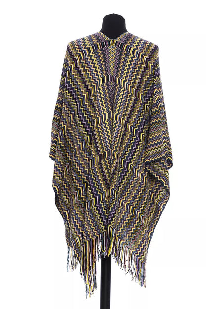 Missoni Multicolor Wool Women Poncho - Unisex