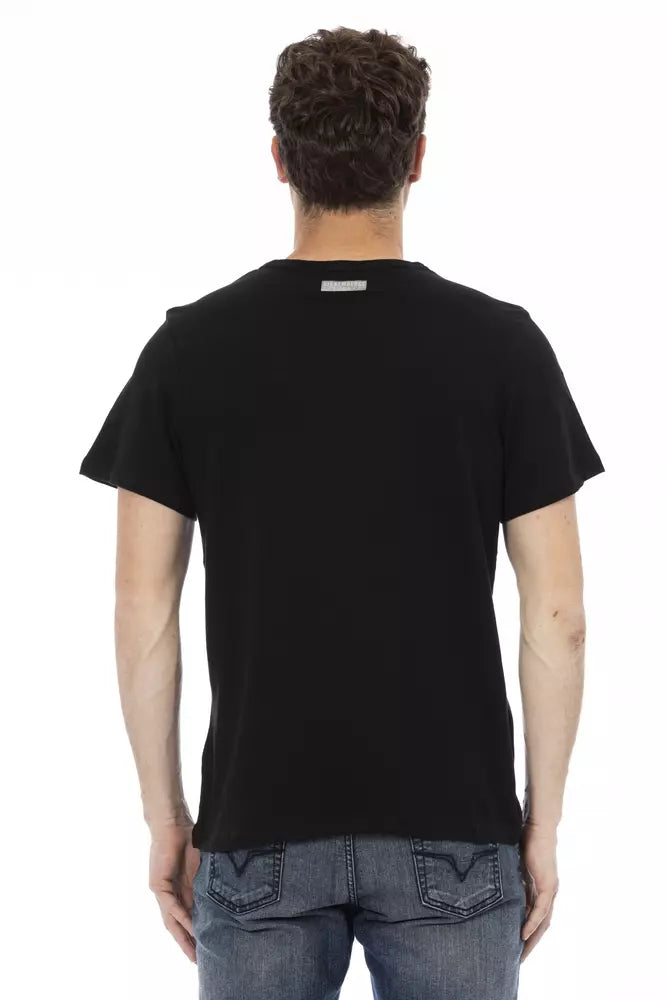 Bikkembergs Black Cotton Men T-Shirt - S