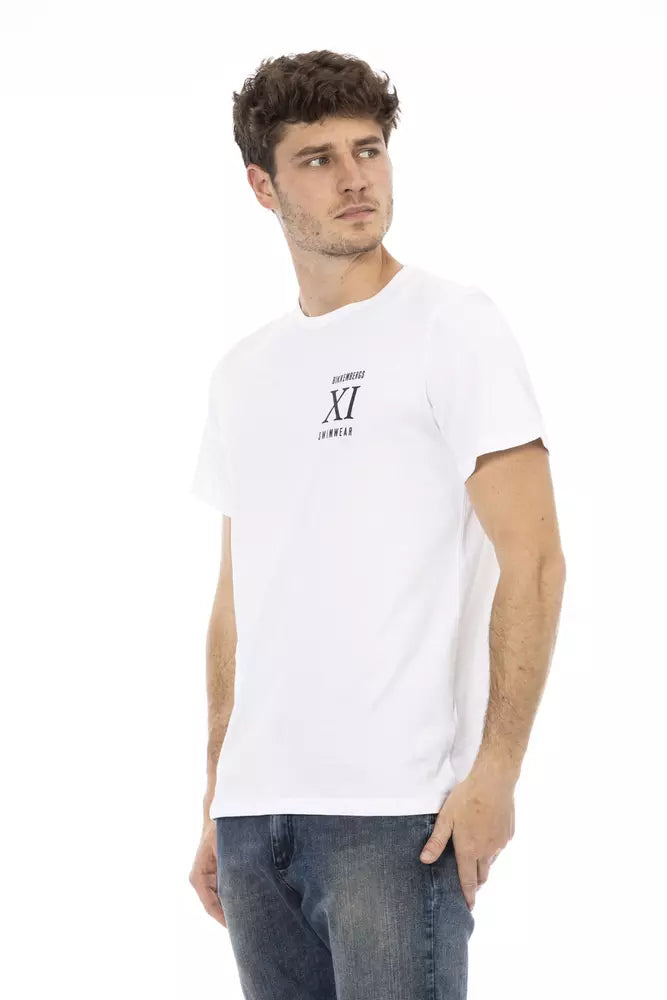 Bikkembergs White Cotton Men’s T-Shirt