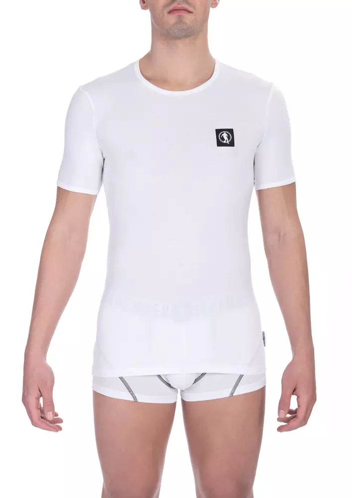 Bikkembergs White Cotton Men’s T-Shirt