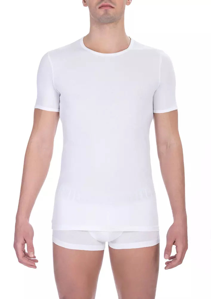 Bikkembergs White Cotton Men’s T-Shirt