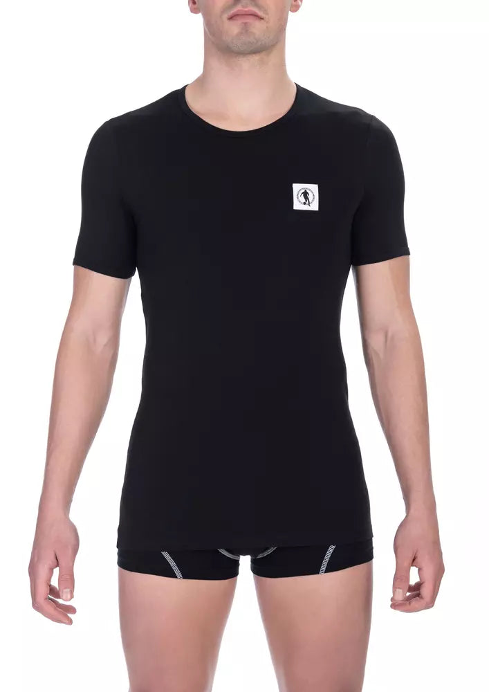 Bikkembergs Black Cotton Men’s T-Shirt