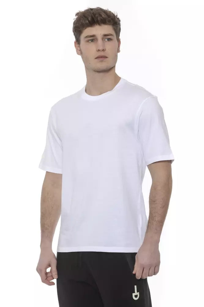 Tond White Cotton Men T-Shirt