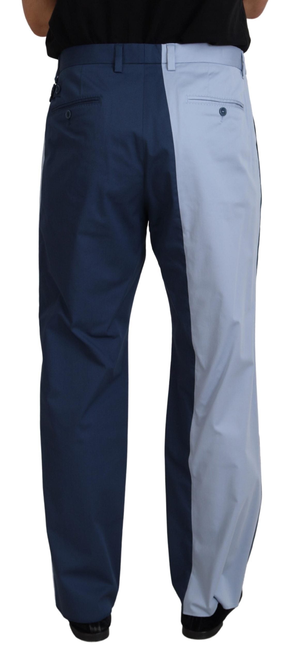 Dolce & Gabbana Elegant Blue Cotton Blend Pants for Men - IT50 | L