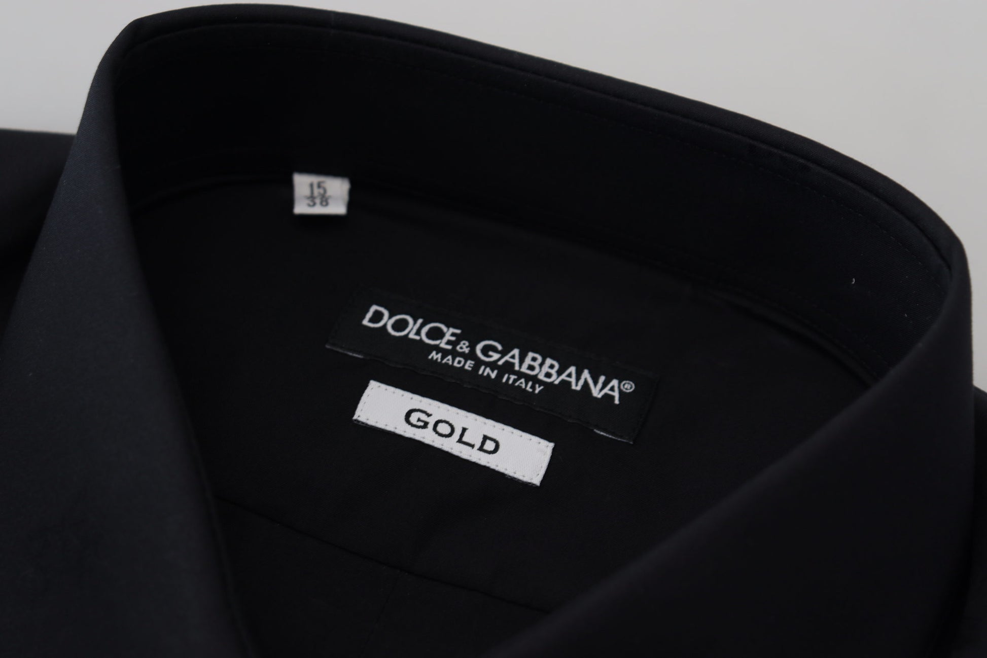 Dolce & Gabbana Chic Black Cotton Dress Shirt - IT38 | XS