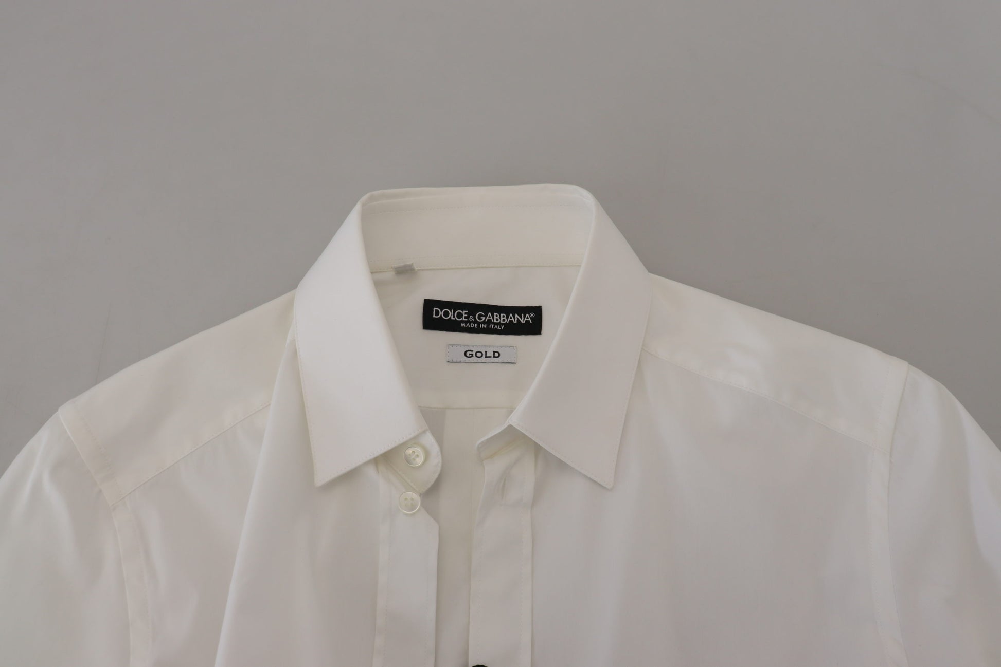 Dolce & Gabbana Dazzling White Slim Fit Dress Shirt - IT37 | XS