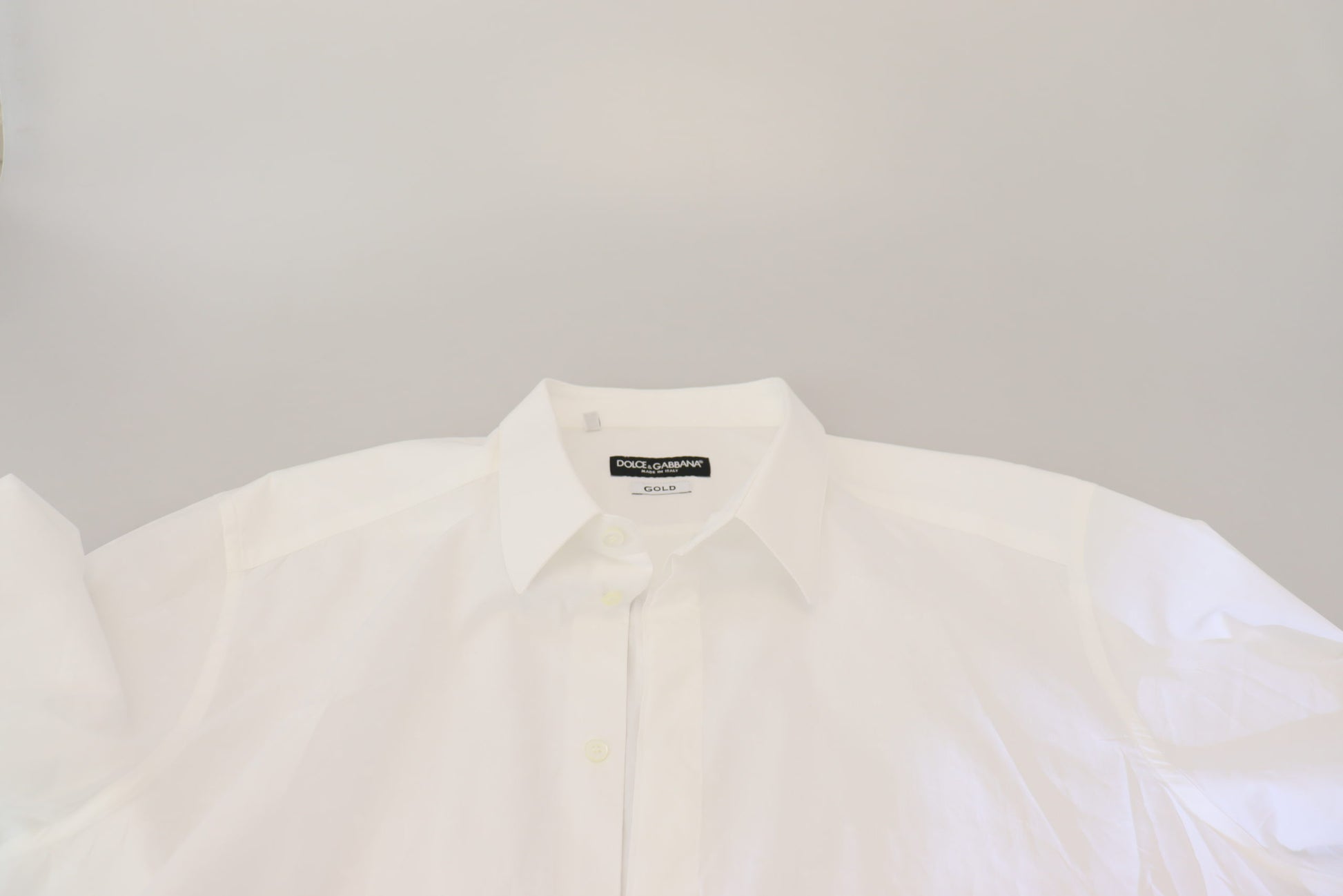 Dolce & Gabbana Elegance Reimagined White Cotton Dress Shirt - IT43 | XL